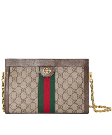 GG Ophidia GG small shoulder bag 503877 Dark Coffee